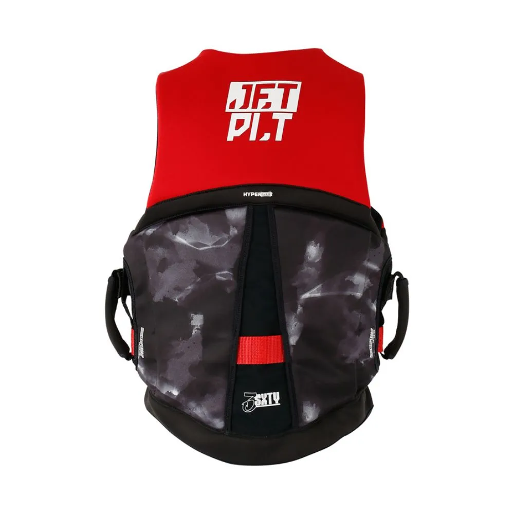 2025 Jetpilot 3Sxty Hyperflex S-Grip Vest - Red Level 50