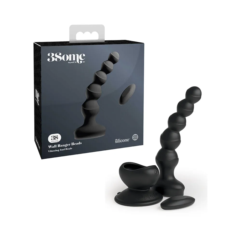 3some Wall Banger Beads Rechargeable Black