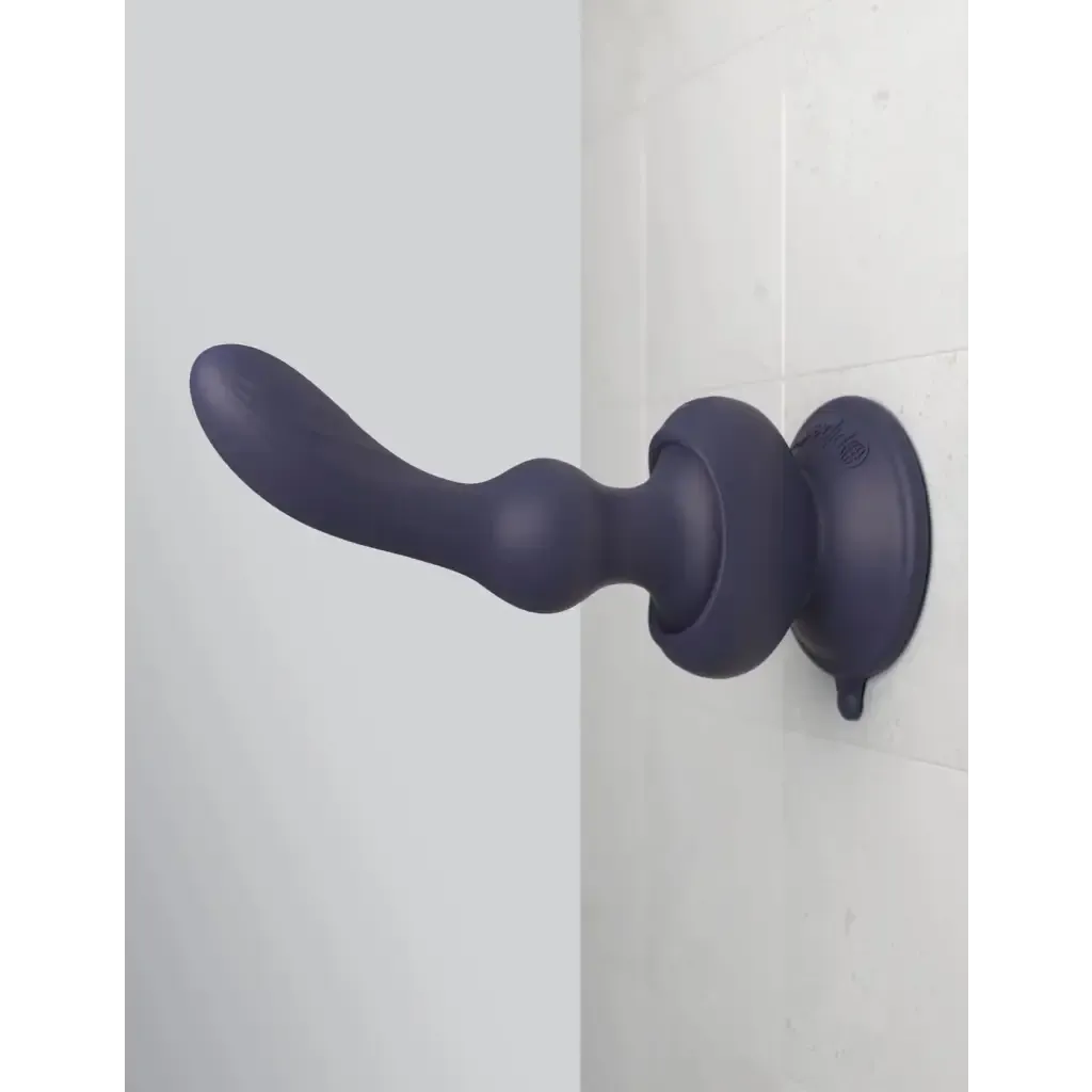 3Some Wall Banger P-Spot Rechargeable Remote-Controlled Vibrating Anal Massager With Suction Cup