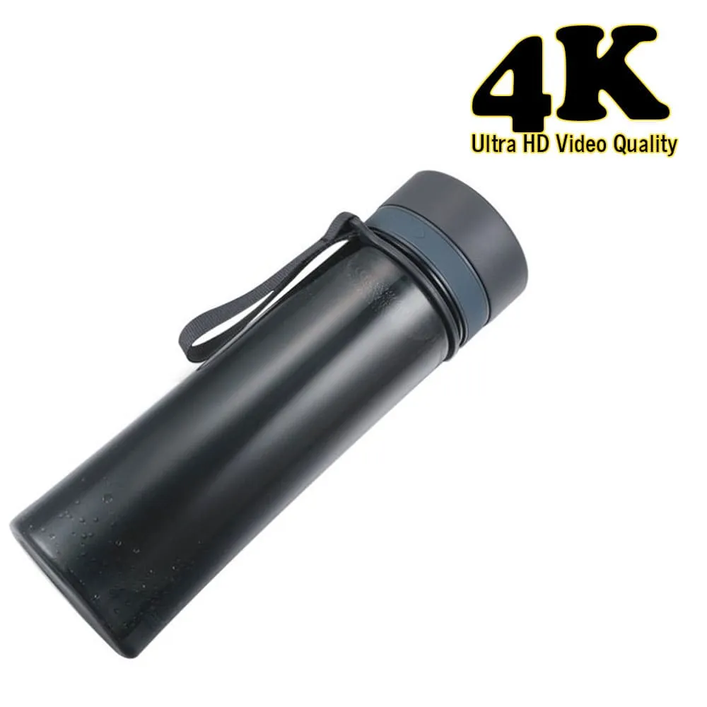 4K UHD Sports Water Bottle Camera - Wi-Fi Reusable Water Bottle Spy Camera