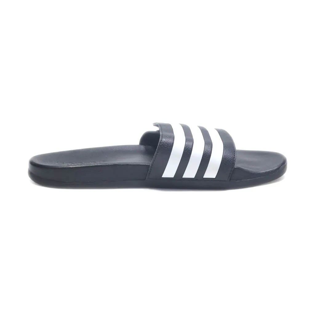 Adidas Sliders Leather Black Colour For Men