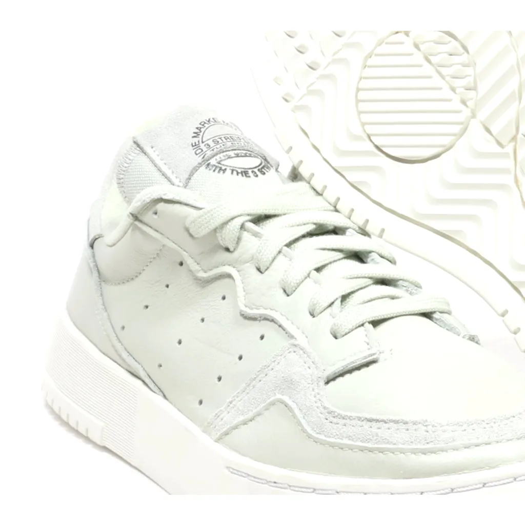 Adidas Supercourt Low-Top Sneakers Leather Green Colour For Women