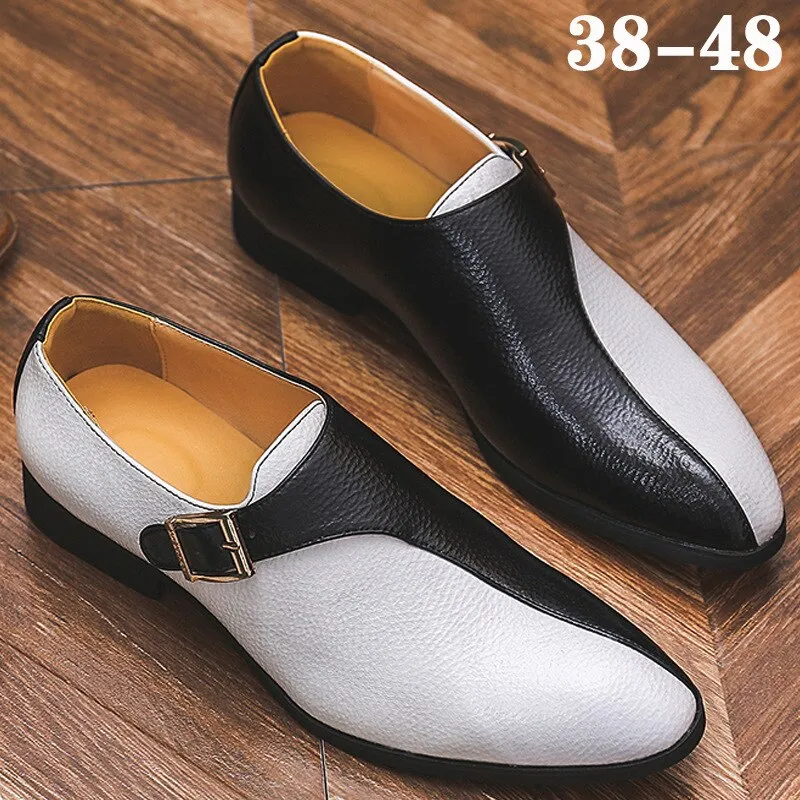 Advbridge British Style 2023 Fashion Brand Men Party Shoes Flat Soft PU Leather Mens Casual Shoes Cool Young Man Footwear A4655