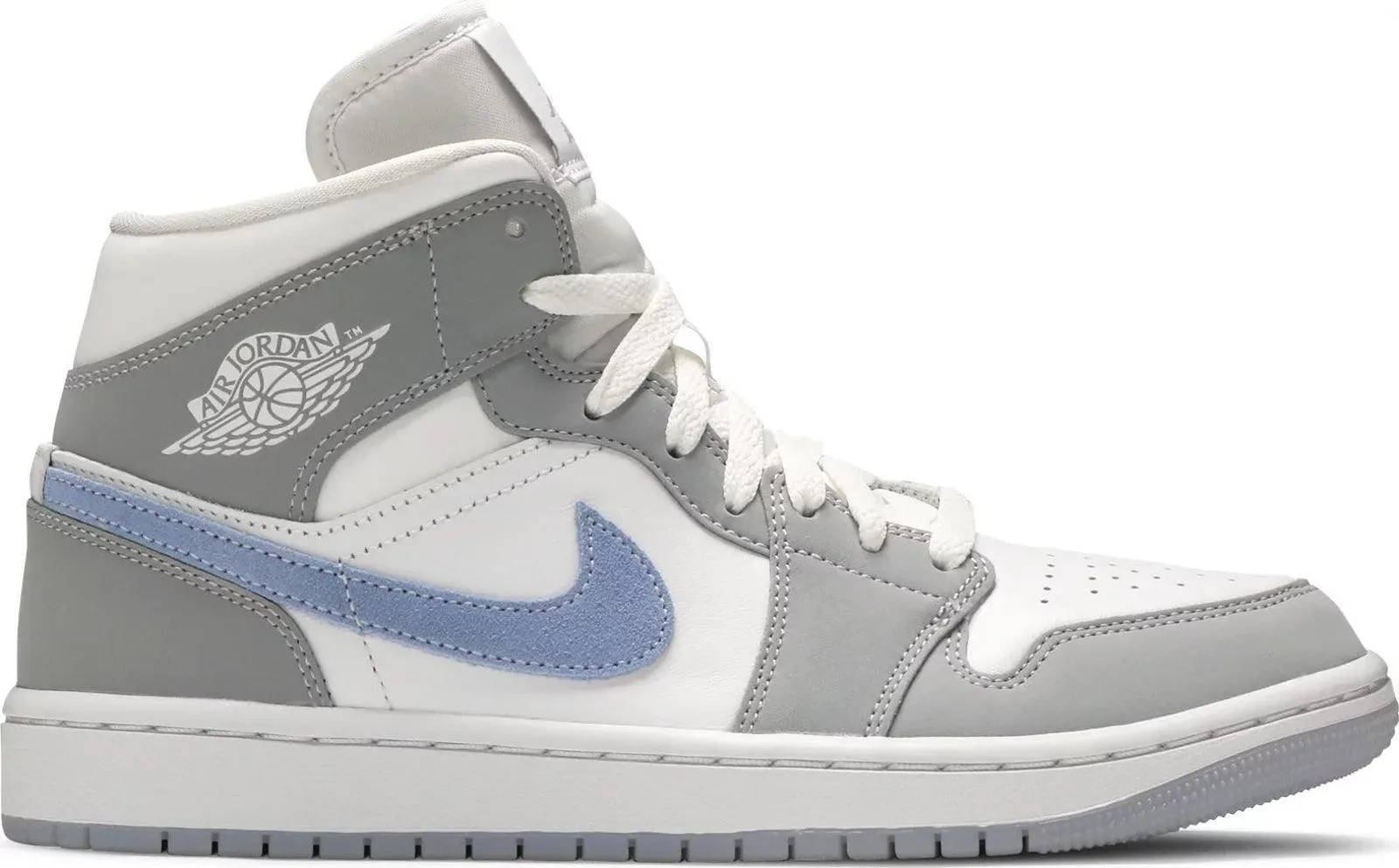 Air Jordan 1 Mid Wolf Grey Aluminum (W)