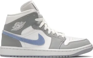 Air Jordan 1 Mid Wolf Grey Aluminum (W)