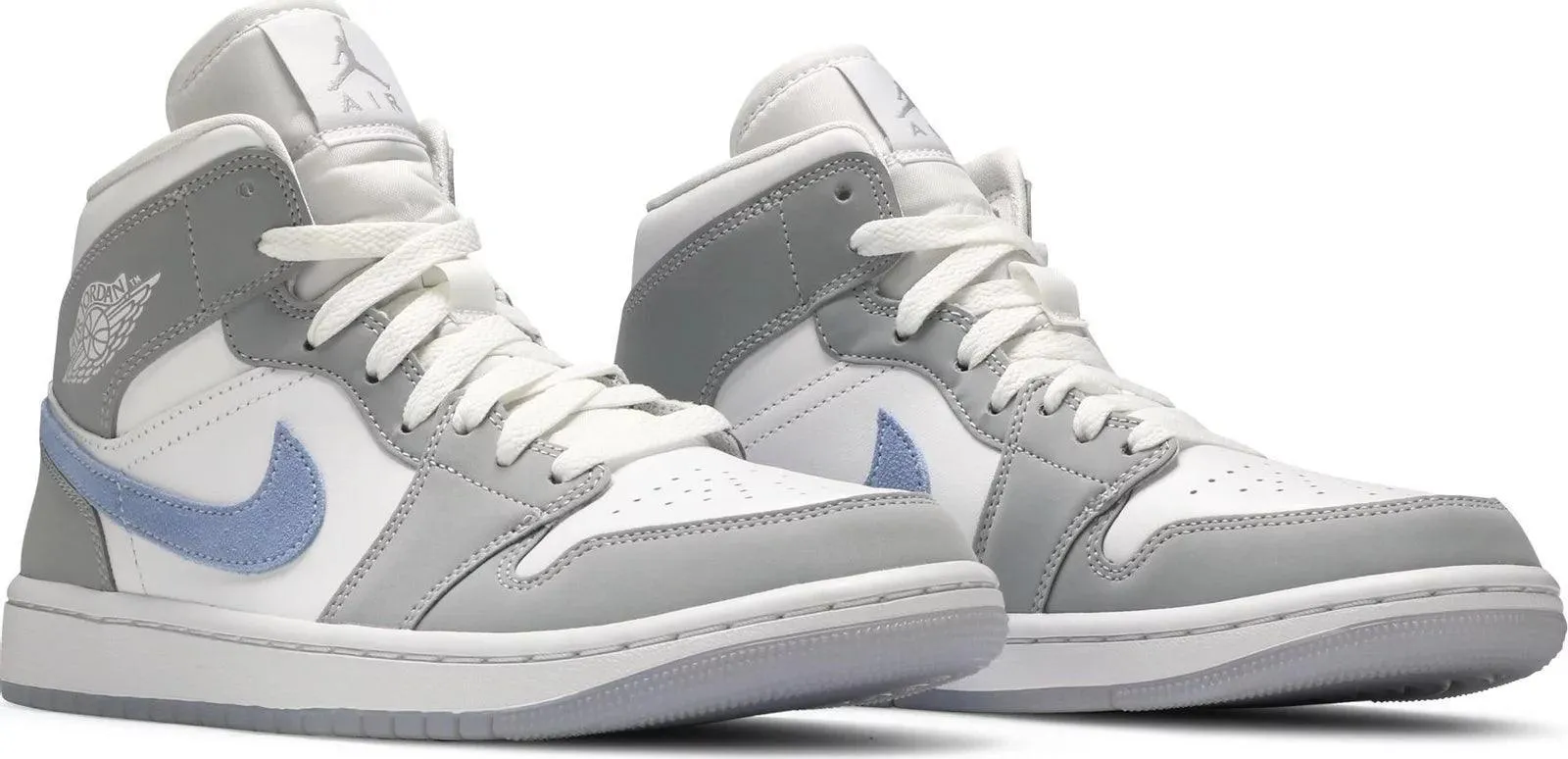 Air Jordan 1 Mid Wolf Grey Aluminum (W)