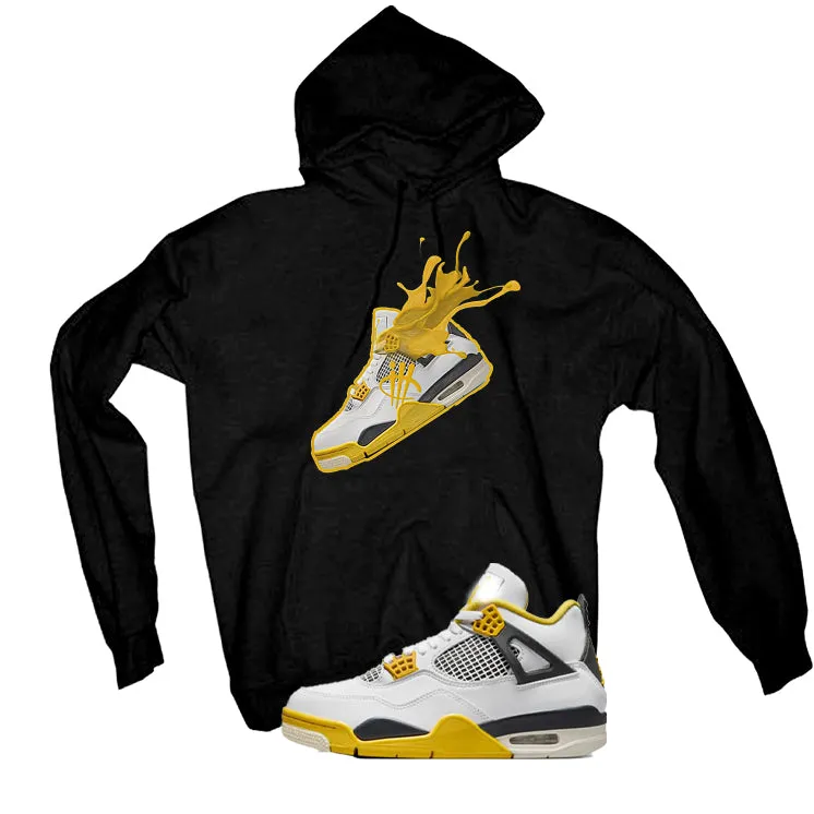 Air Jordan 4 WNNS “Vivid Sulfur” | illcurrency Black T-Shirt (SPLASH 4)