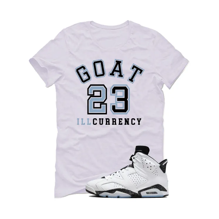 Air Jordan 6 Reverse Oreo White T-Shirt (GOAT 23)| illcurrency