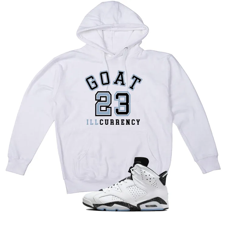 Air Jordan 6 Reverse Oreo White T-Shirt (GOAT 23)| illcurrency