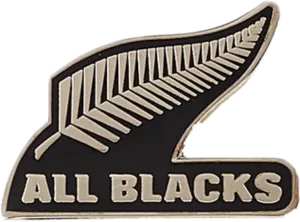 All blacks logo pin