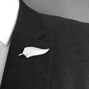 All blacks silver fern pin