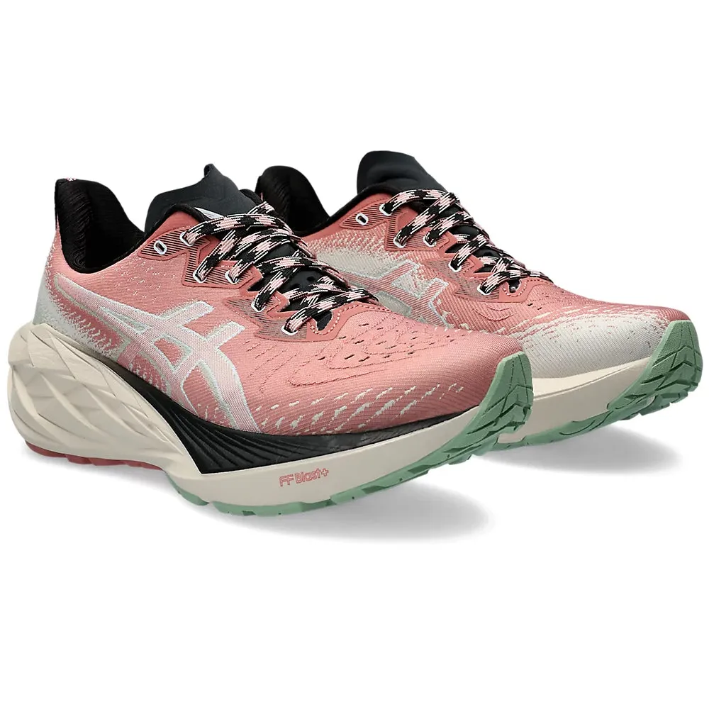 Asics Women's Novablast 4 TR Running Shoes Nature Bathing / Rose Rouge