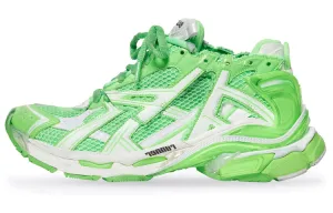 Balenciaga Runner Lifestyle Sneakers, Green/White