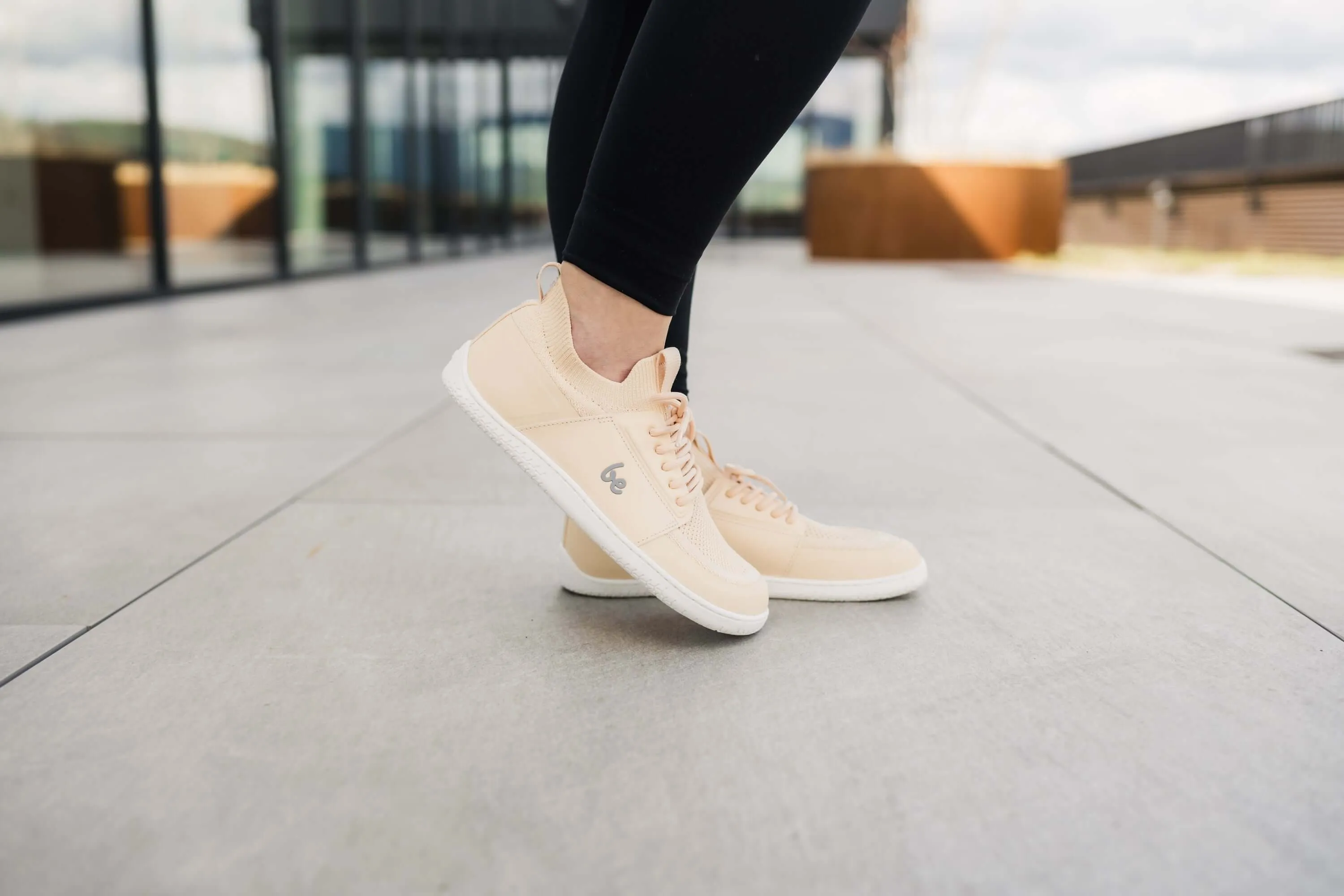 Barefoot Sneakers Be Lenka Swift - Beige Cream