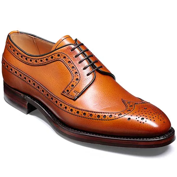 BARKER Calvay Shoes - Mens Country Brogues - Cedar Grain