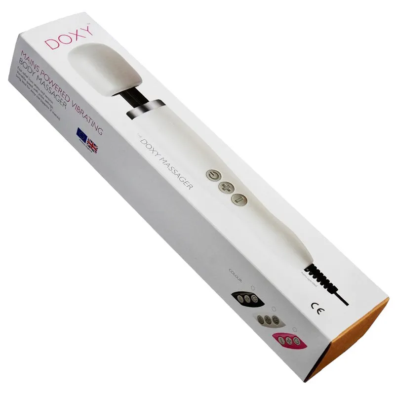 Black Doxy Wand Massager (UK Plug)