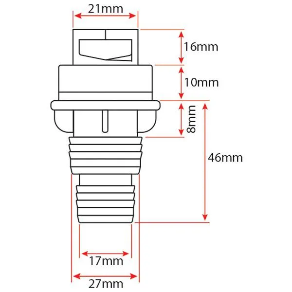 Bravo Pump Hose Adapter