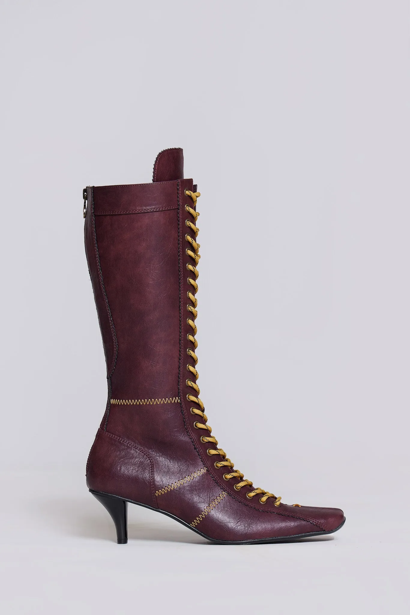 Burgundy Brooke Boxing Boot