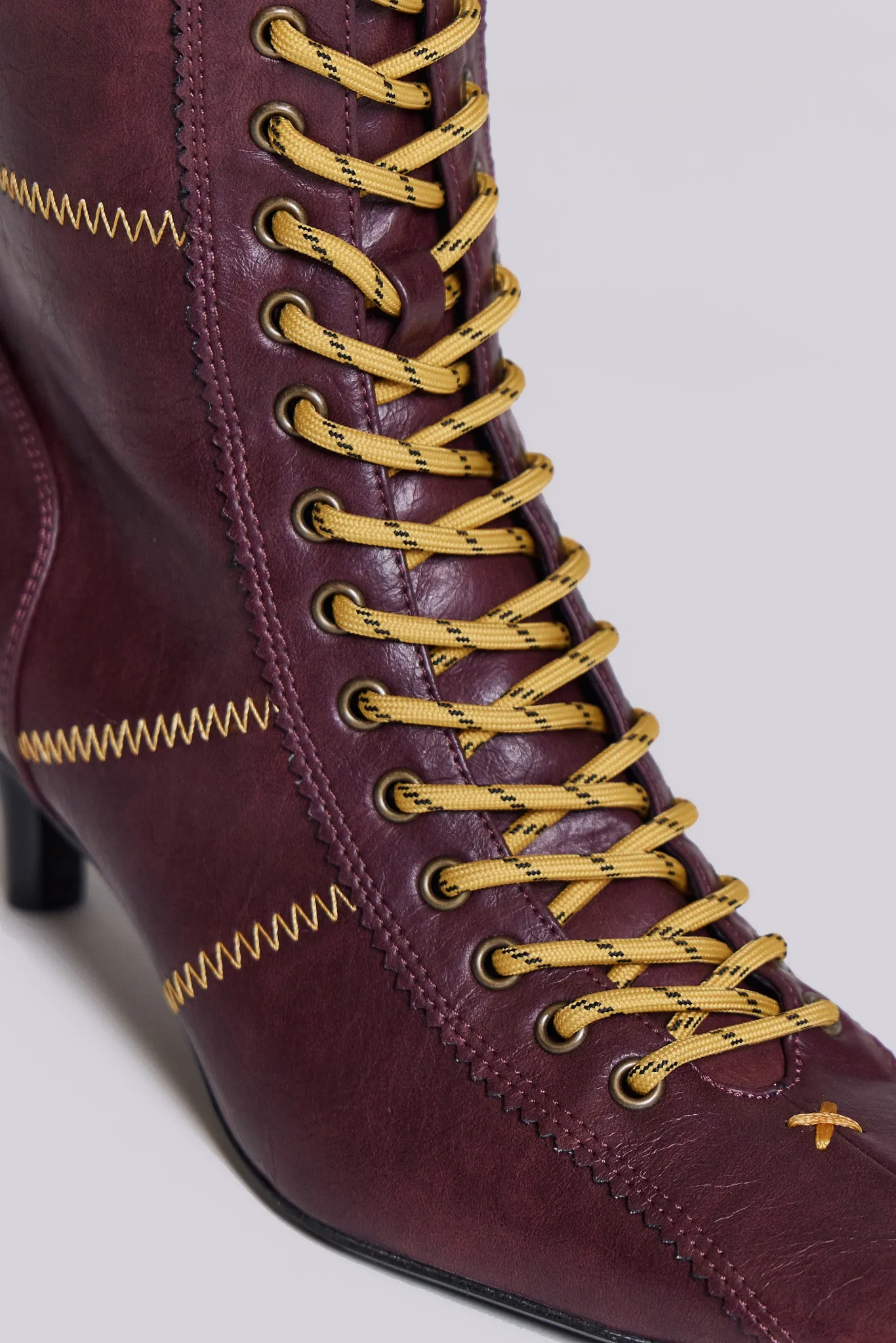 Burgundy Brooke Boxing Boot