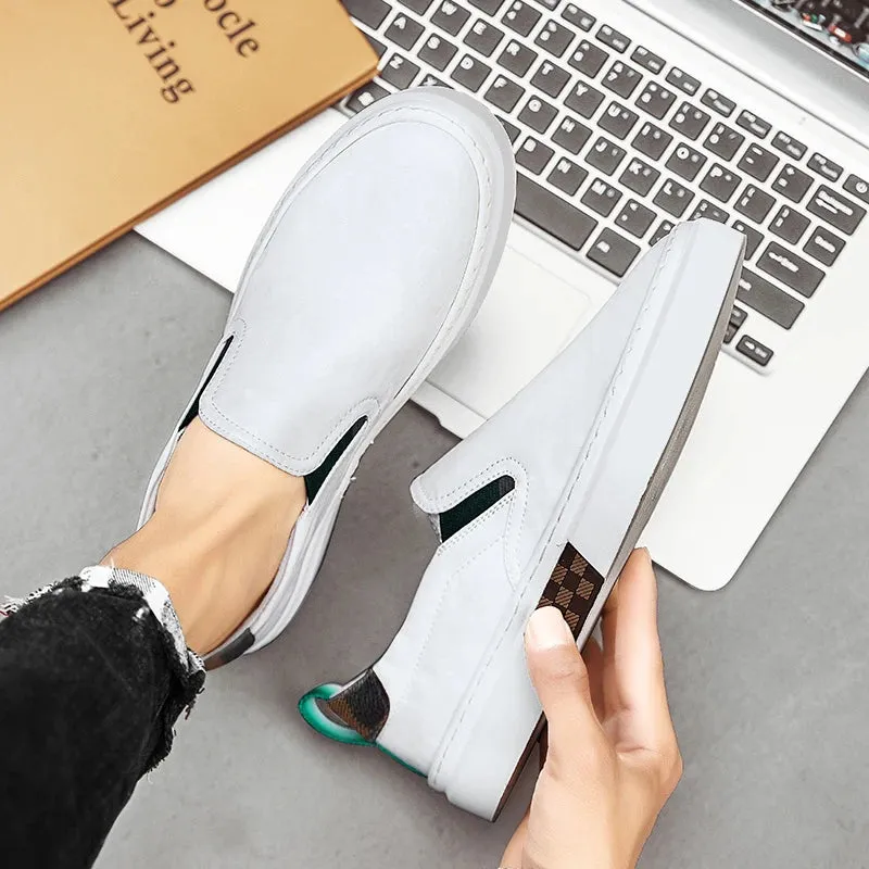 Casual Luxury Printing Slip-On Shoes