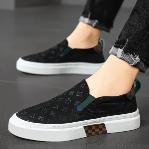 Casual Luxury Printing Slip-On Shoes