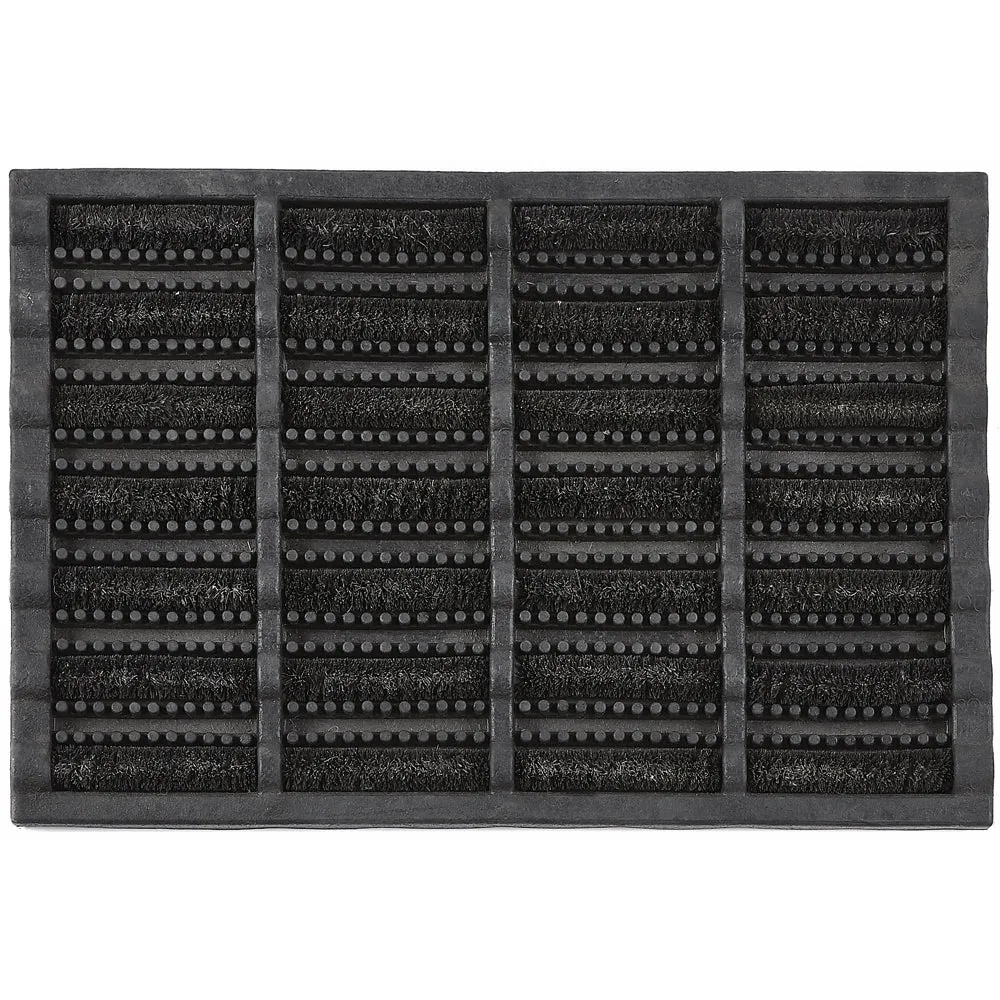 Coir Scraper Mat Black