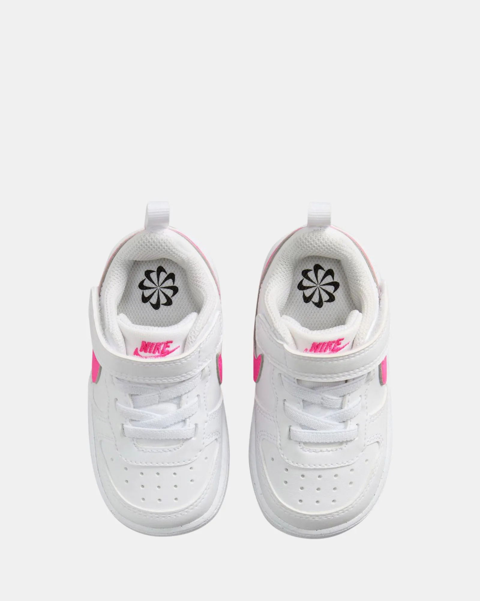 Court Borough Low Recraft Infant White/Laser Fuchsia