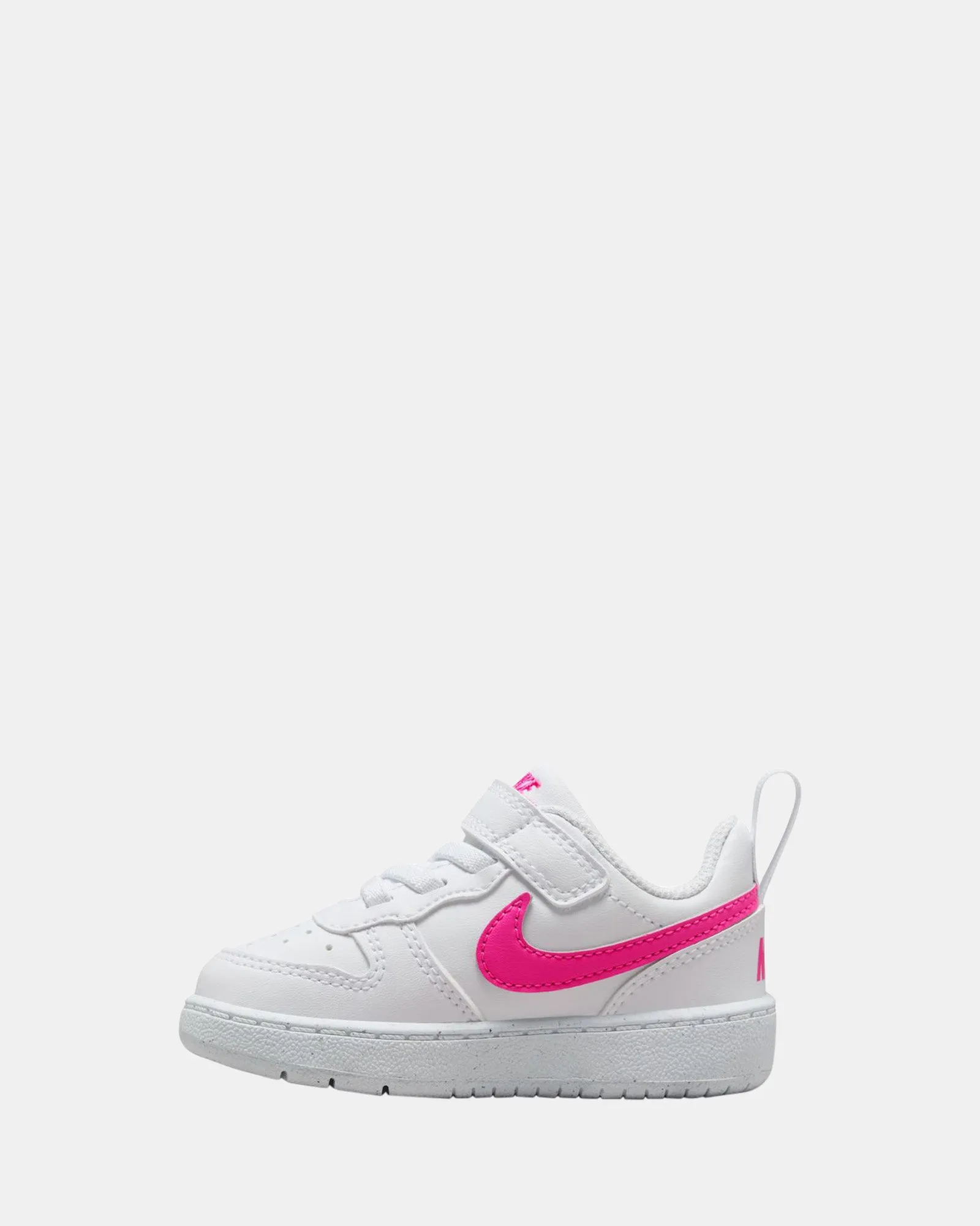 Court Borough Low Recraft Infant White/Laser Fuchsia