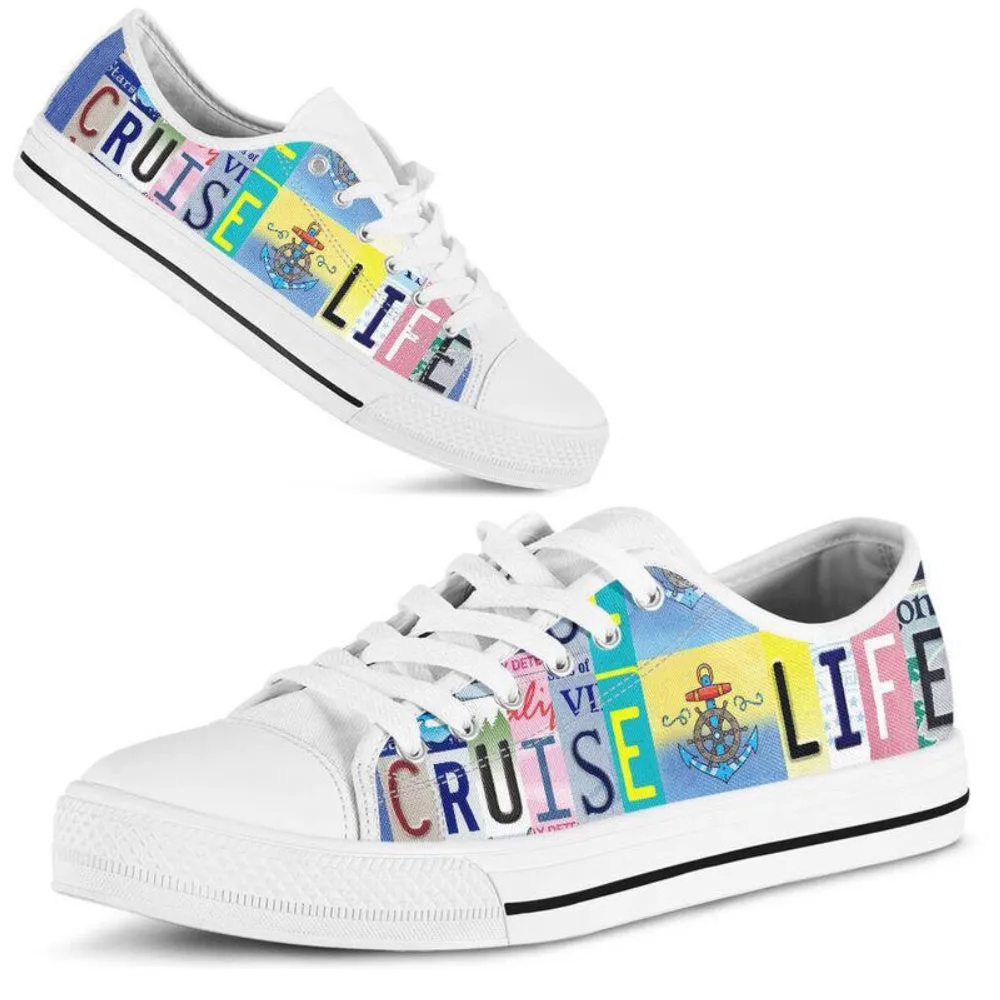 Cruise Life Low Top Shoes , Low Top Sneaker, Low Top Canvas Shoes