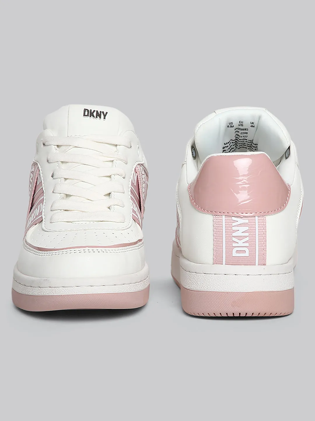 DKNY Women White Sneakers