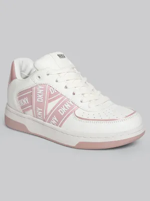 DKNY Women White Sneakers