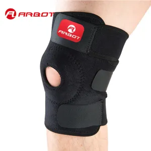 Elastic Knee Support Brace Kneepad Adjustable Patella Knee Pads  Safety Guard Strap For Basketball Free Size