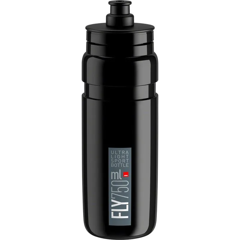 Elite SRL Fly Water Bottle 750ml - Black/Gray