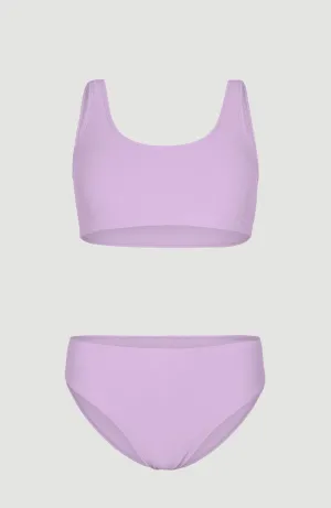 Ella Love Future Surf Bralette Bikini Set | Purple Rose