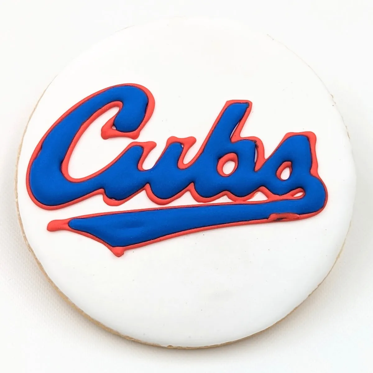 Fancy Cubs Logo Cookie