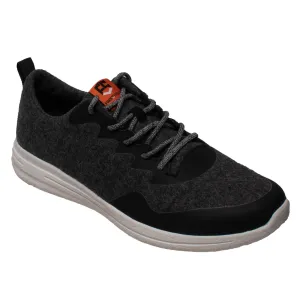 FreeShield Men's Real Wool Casual Charcoal/Black