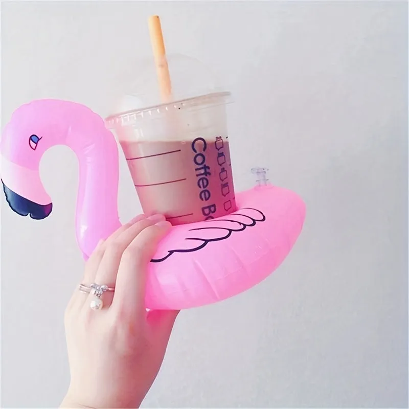 Fun Unicorn  Flamingo Inflatable Cup Holders  Perfect Party Decor