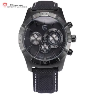 GANGES Shark 2nd Sport Watch Black/Grey  SW 289