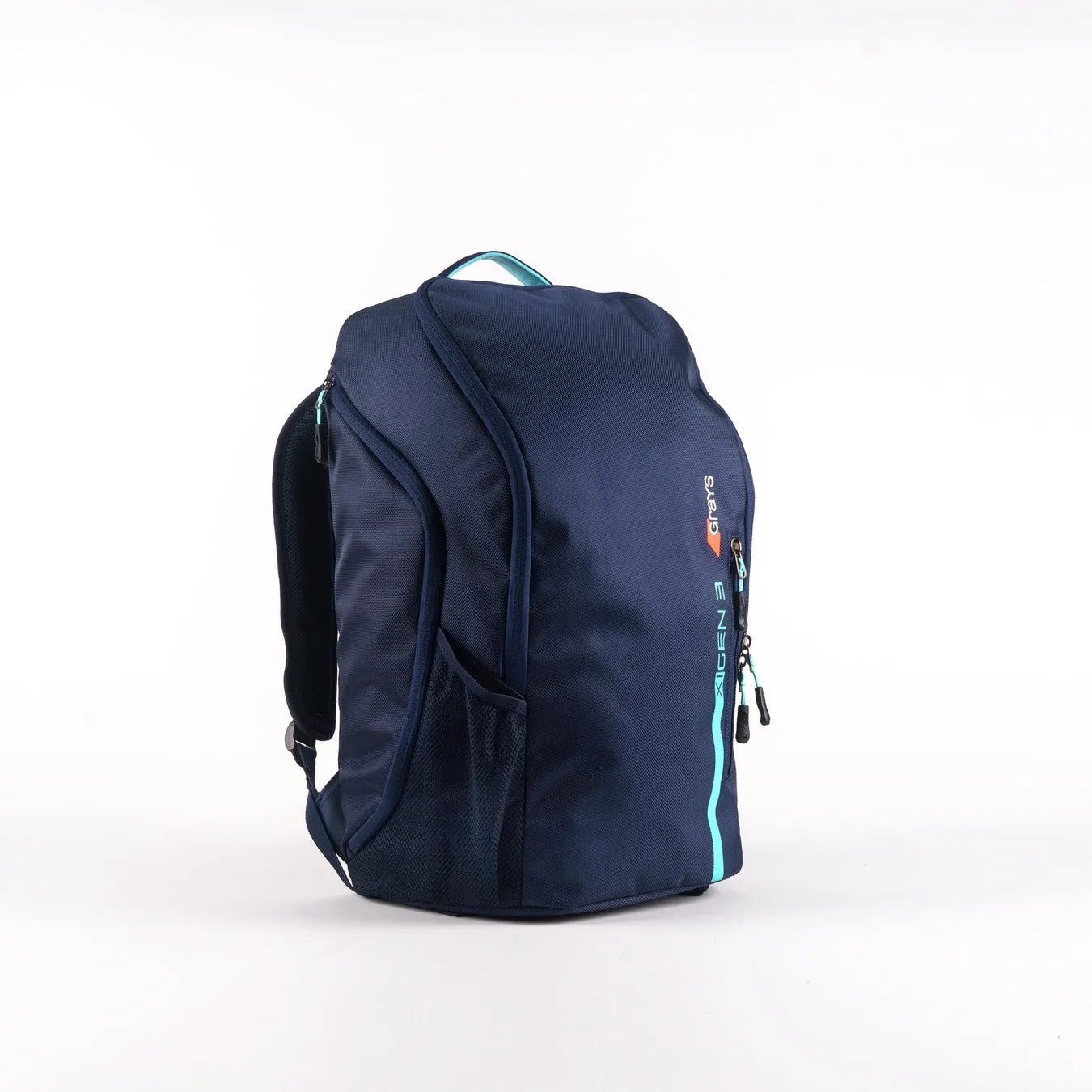 Grays XI Gen 3 Hockey Backpack Navy/Aqua