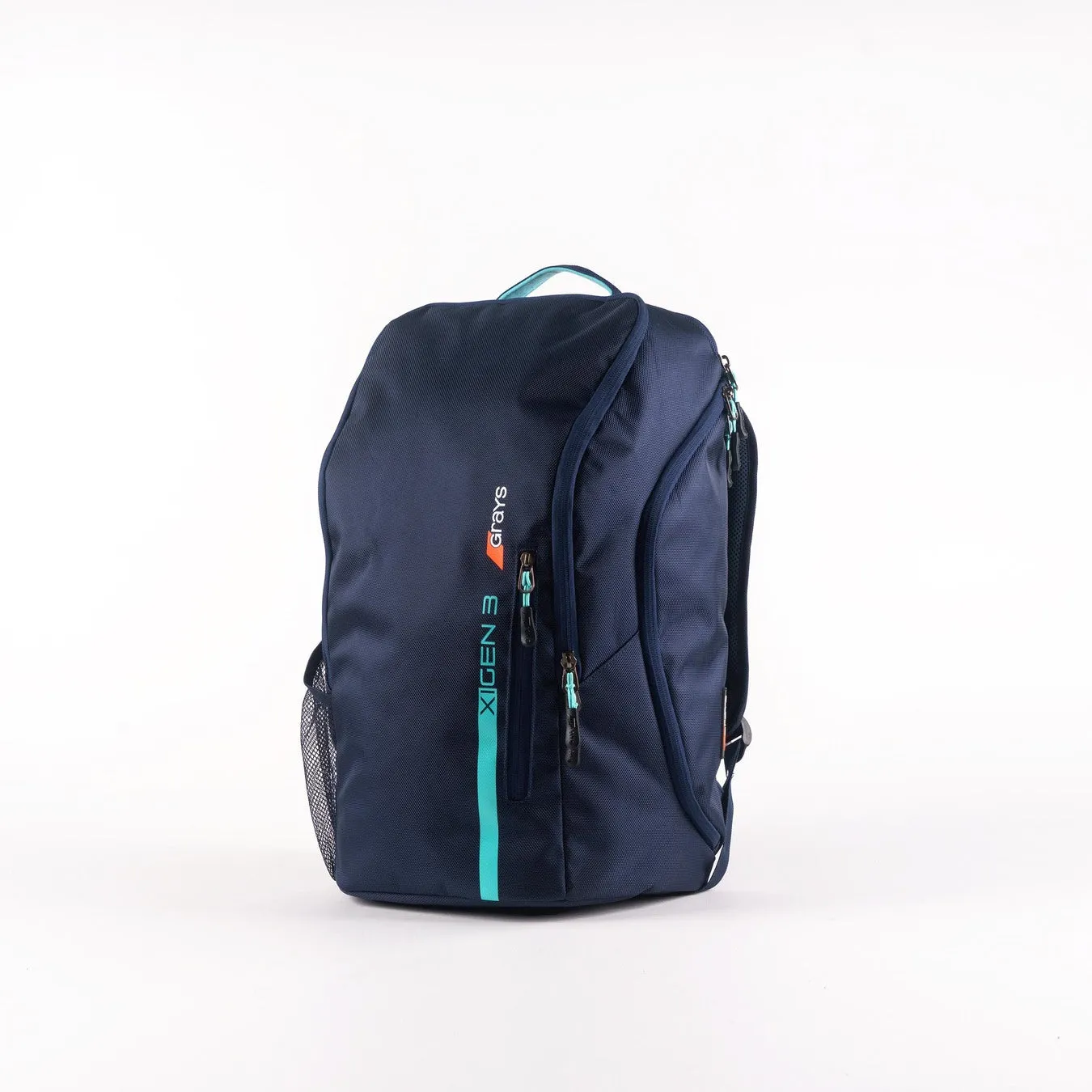 Grays XI Gen 3 Hockey Backpack Navy/Aqua