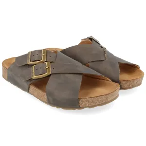 HAFLINGER Unisex Amiga Sandal, Kaky, 5 Men -7 Women