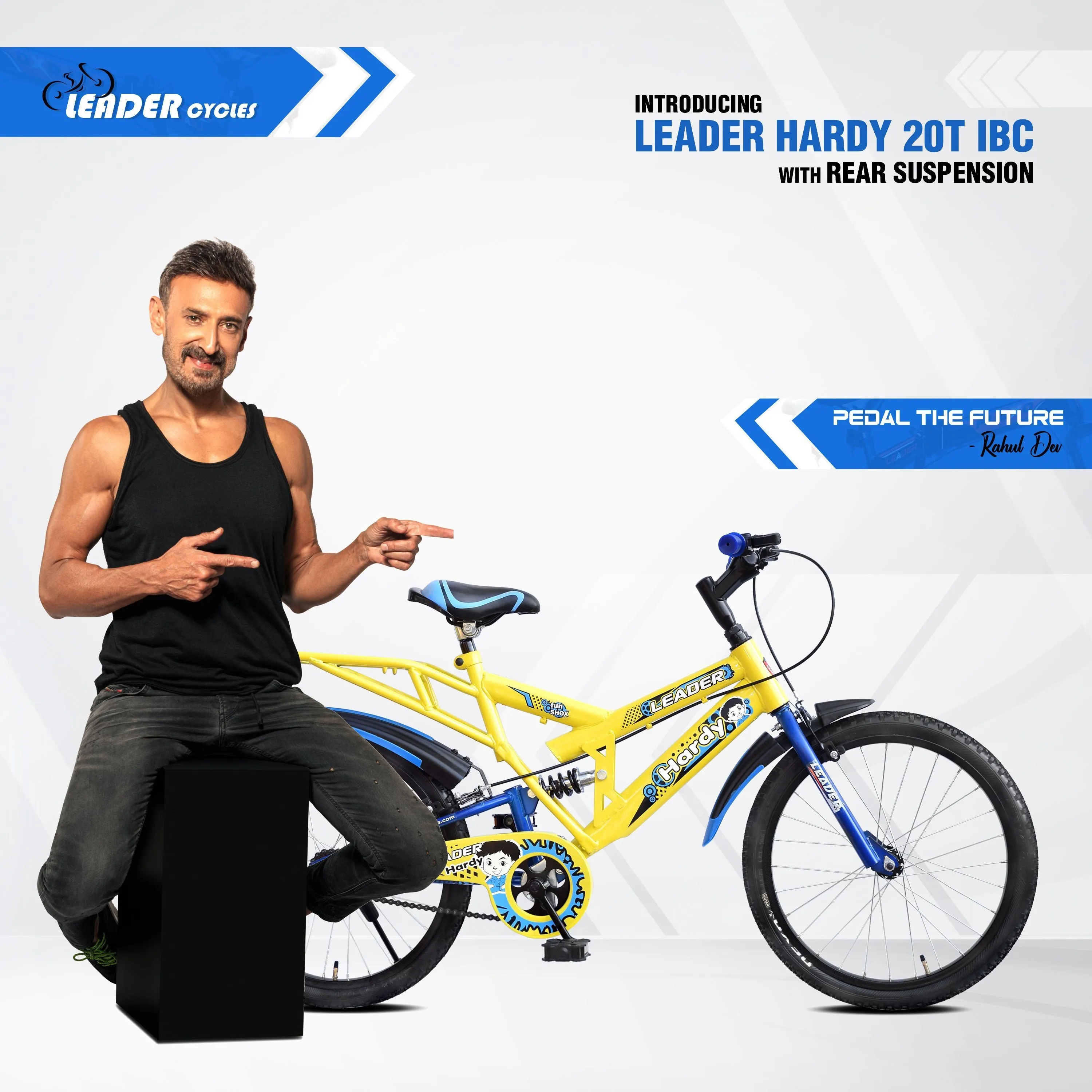 Hardy 20t Ibc Rear Suspension For Kids - Age Group 7 To 10 Years 20 T Road Cycle (single Speed | Yellow)