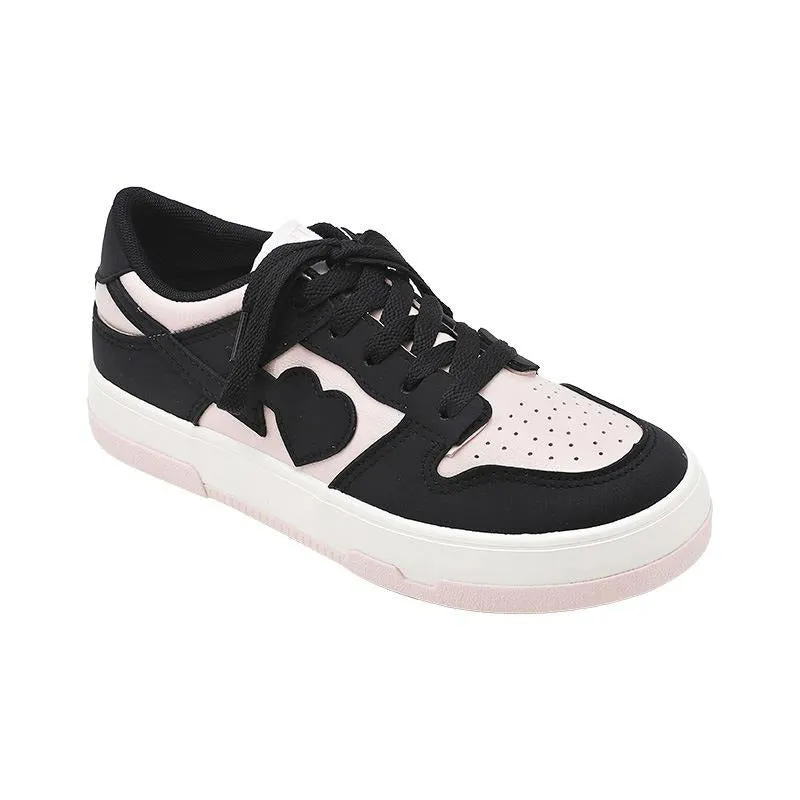 Heart Decor Low-top Sneakers