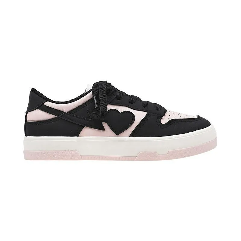 Heart Decor Low-top Sneakers