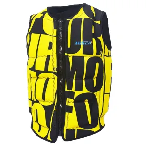 HiSEA L001 Letter Printing Super Elastic Buoyancy Surf Vest Professional Life Jacket, Size: XL