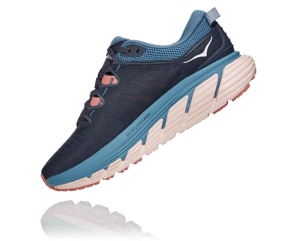 'HOKA' Women's Gaviota 3 - Ombre Blue / Rosette