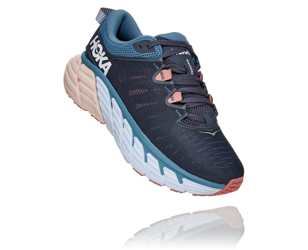 'HOKA' Women's Gaviota 3 - Ombre Blue / Rosette