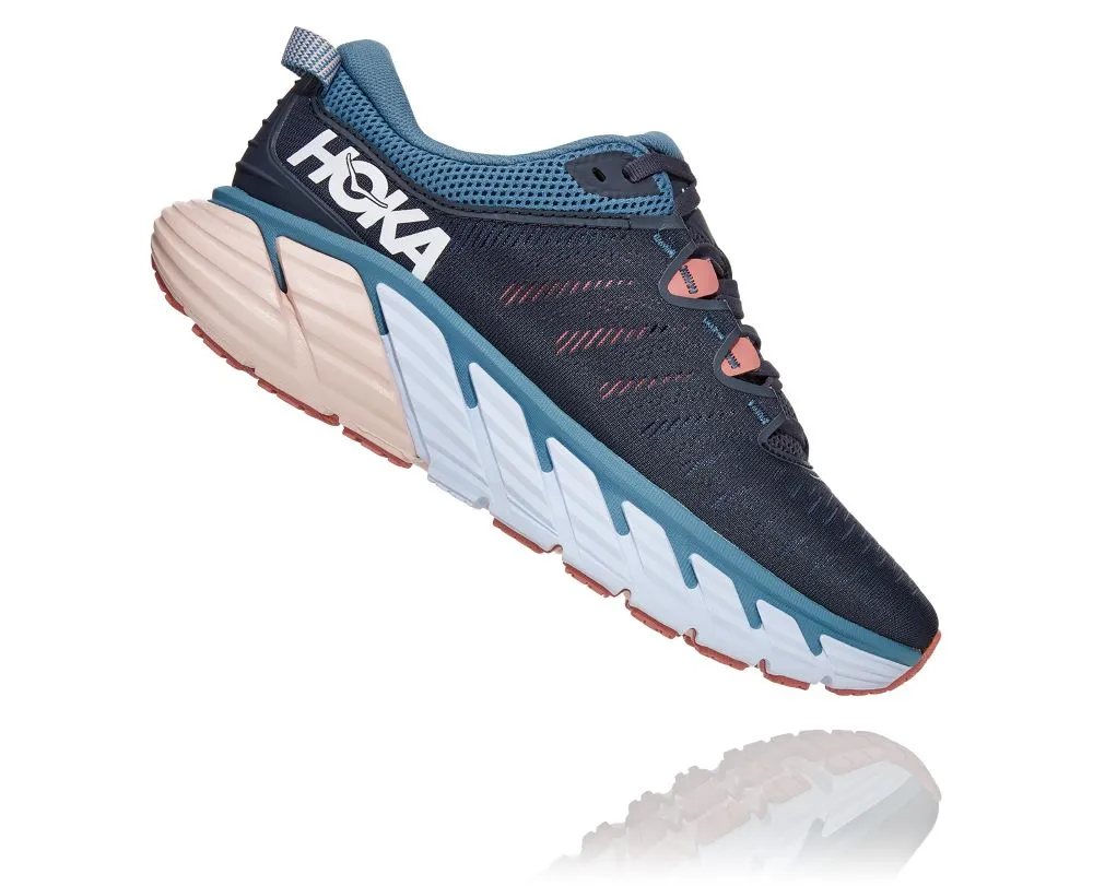 'HOKA' Women's Gaviota 3 - Ombre Blue / Rosette