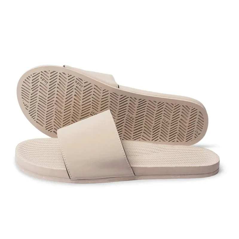 Indosole  Sneaker Sole Slides Women Sea Salt/Sea Salt Sole