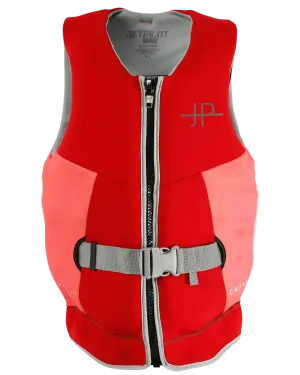 Jetpilot Cause F/E Ladies Neo Vest - Red Level 50 - 2023